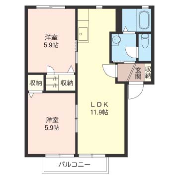 グランシード東城南Ｅ 102号-16