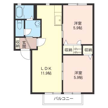 グランシード東城南Ｅ201-2