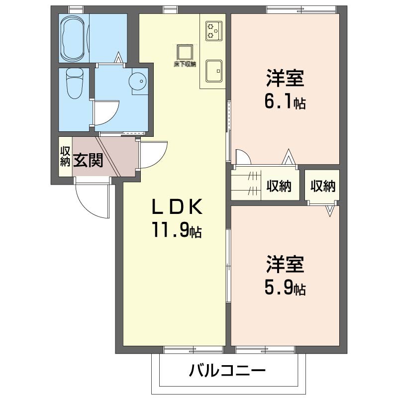 メビュース東城南C 101号-16
