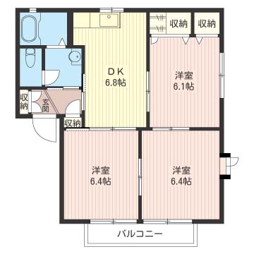 コーポ・ワセイＢ101-2