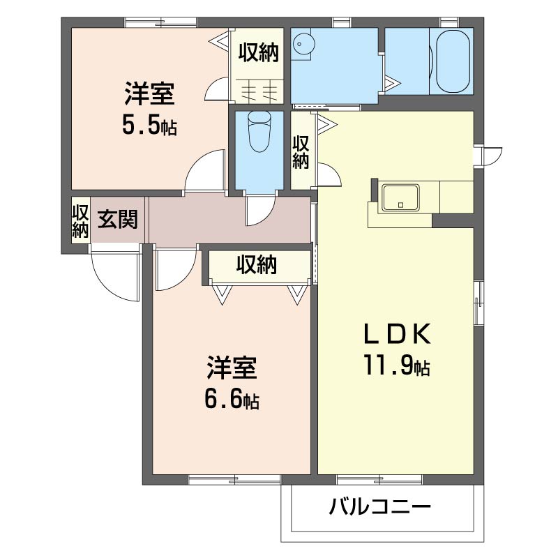 エスポワール・フルールＢ 201号-16
