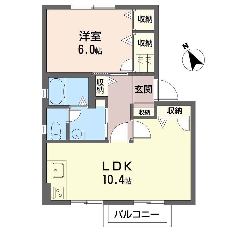 ファミリーオ野木Ａ202-2