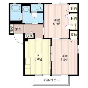 メゾン・ド・ベルＤ 101号-16