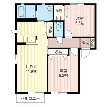 レインボーヒル高間木202-2