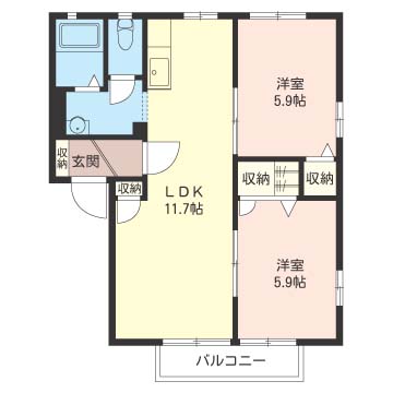 ヴィラ・フォンテーヌD 101号-16