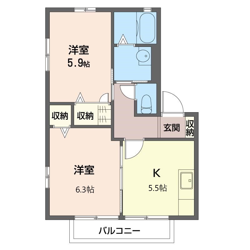 ソシア　Ｄ 202号-16