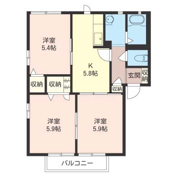 ル・シェル・ブル－Ｂ 202号-4