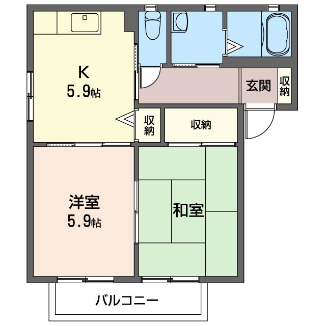 タウンコートＤ 201号-16