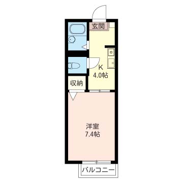 シャルム中成沢 201号-6