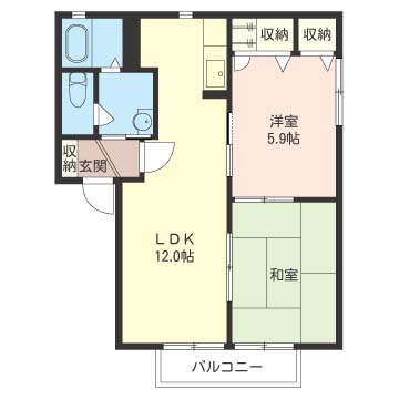 ガーデンヒルズＢ102-2