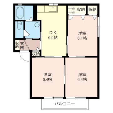 グランヴェール　Ｂ 202号-16