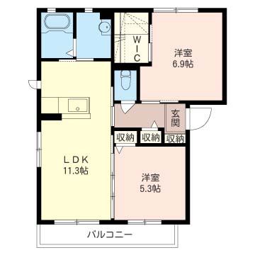 グランドソレーユA 201号-16