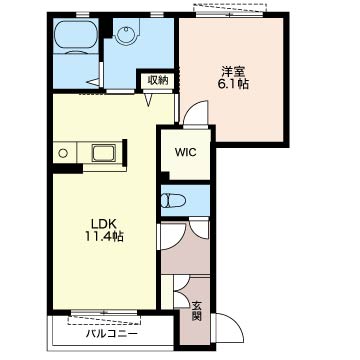レイクシティー御茶園　Ｅ 102号-16