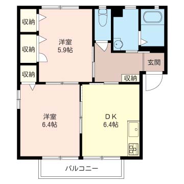 アベニューⅡ 202号-16