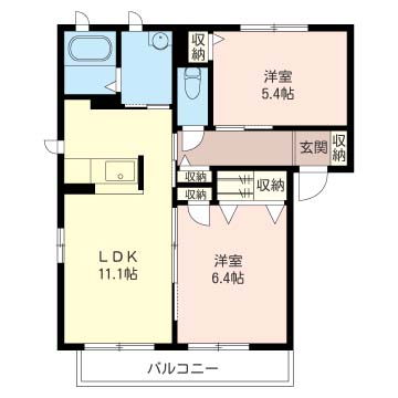 メゾン　ド　ボヌールⅡ102-2