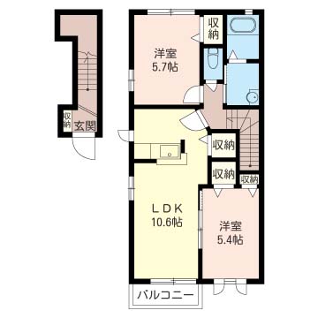 ディアコート結城Ａ 203号-16