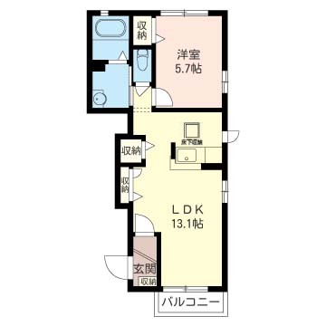 ディアコート結城Ｂ 101号-16