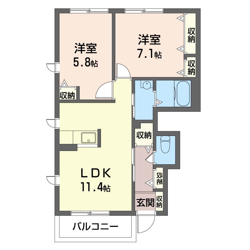 ラ・ファミリーナＡ 102号-16