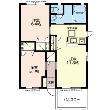 プチブーケ八番館 101号-16
