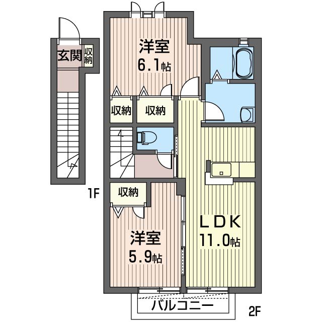 メゾン・ド・ソレイユＥ 203号-16