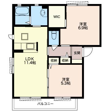 クレセオ小山　Ａ 102号-7