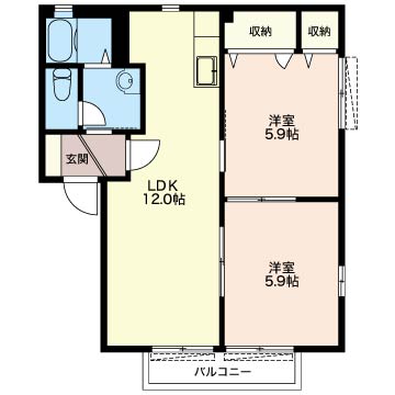 フロラシオン野木　Ⅱ 102号-16