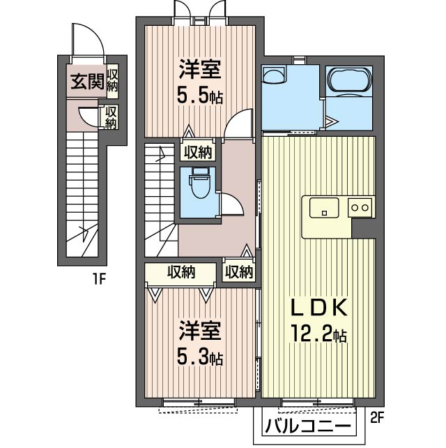 シャルム・メゾン　Ｃ 202号-16