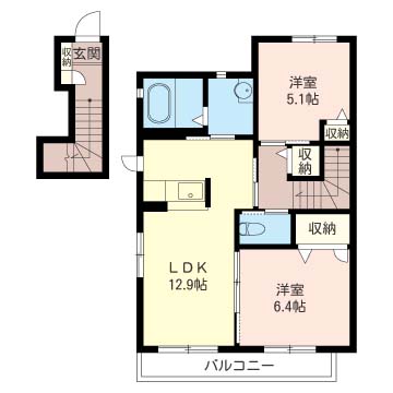 カーサＴＯＹＡ　Ｂ 202号-16