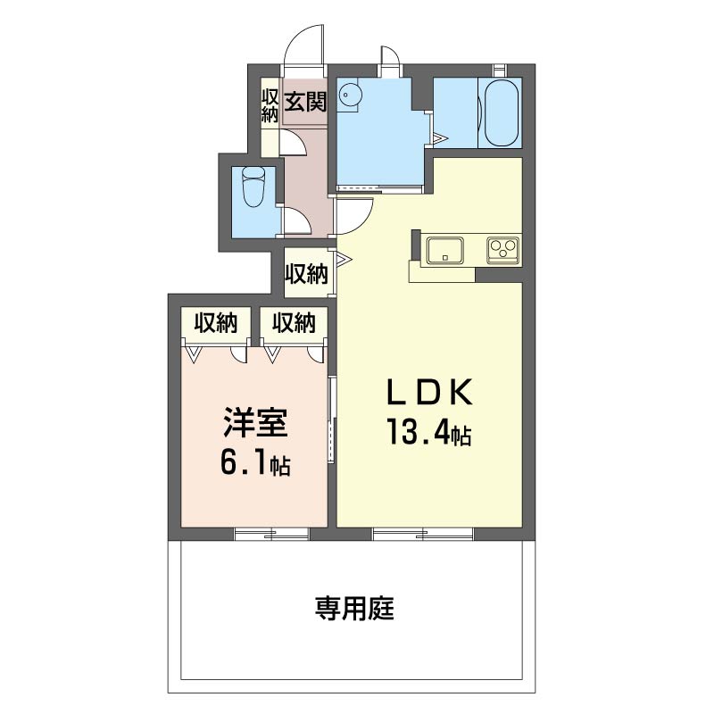 レイクタウンヒルズ　Ｂ 102号-6