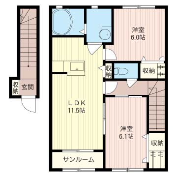 ヴィラ　フェリーチェ　Ⅱ　五番館202-2