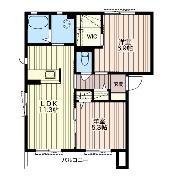 ベイサージュⅡ 202号-7