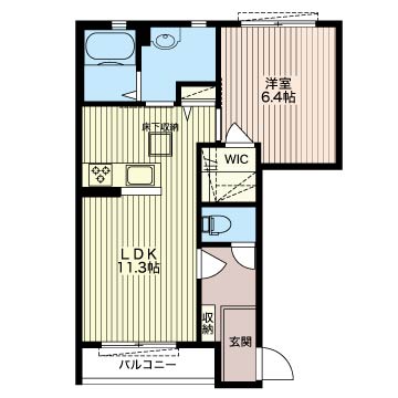 クレールコンフォールＢ 102号-16