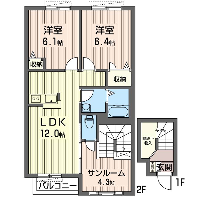 ビューフォレストＢ202-2