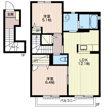 ピアタウンＤ 202号-16
