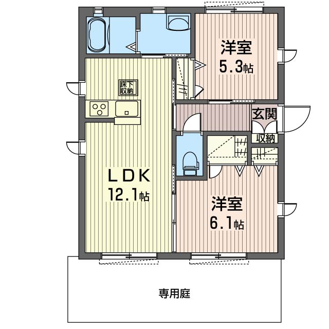 タウンコートＤ 101号-16