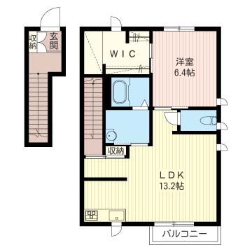 ジュピター陽東　弐番館201-2