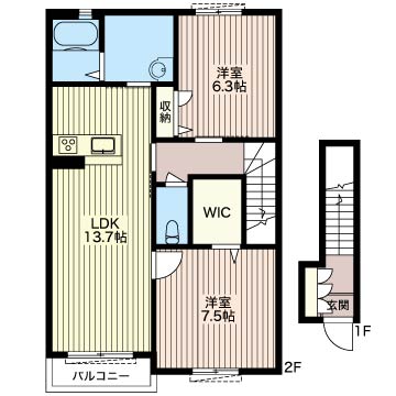 メゾンレインワース　Ｃ 202号-16