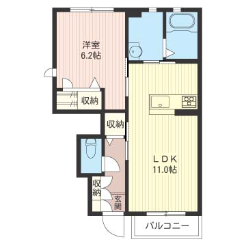 メゾン　サンフラワーＥ棟102-2