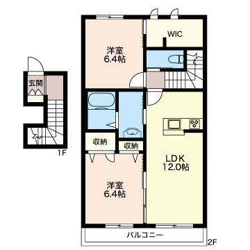 ヴィラーチェ　Ｑ 202号-16