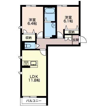 シャーメゾンフェリシア戸祭 305号-16