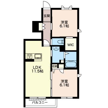 メゾン・ド・クローバー 101号-16