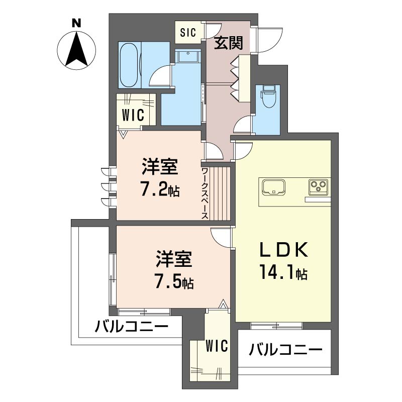 ＢＥＴＯＮ　ＡＪＵＲＥ　せせらぎ 203号-16