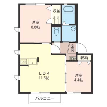 ヴィラルーチェＡ203-2