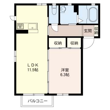 メゾンボヌール 202号-3