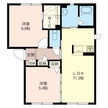 こえだハイツ 101号-6
