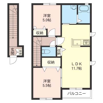 ベイサージュ上並榎201-2