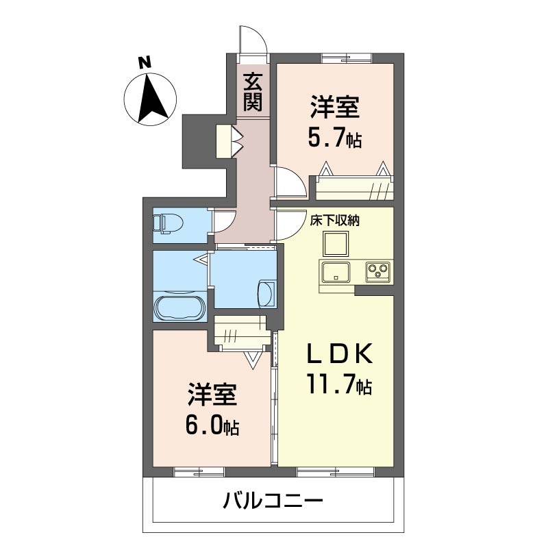 サンモールＢ 102号-16