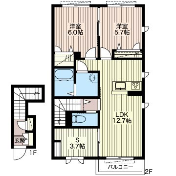 サニーフラット今泉Ｂ201-2
