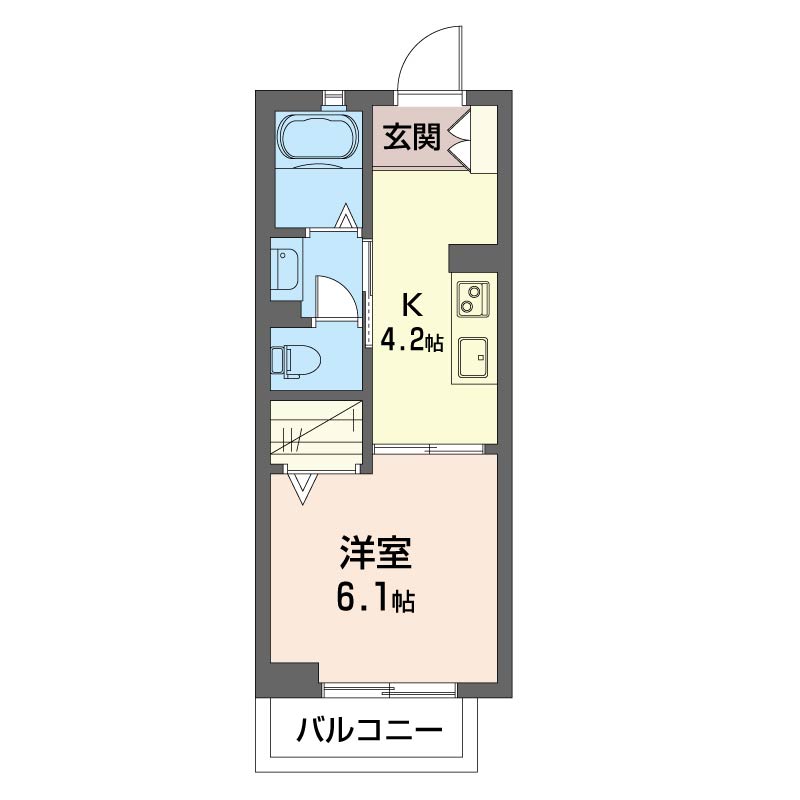 サニーフラット今泉Ａ206-2
