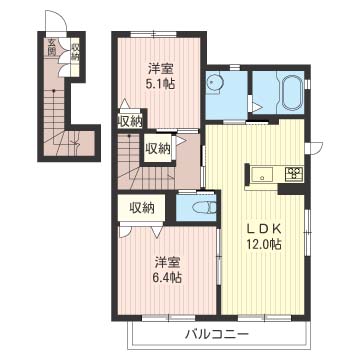 カルプマレメゾン　Ｂ 202号-7